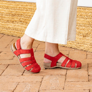 Sandalias N5862 NOBUCK LAVADO DENIM / TABERNAS color Denim