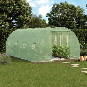 Serre 18m² verte - gamme maraichère