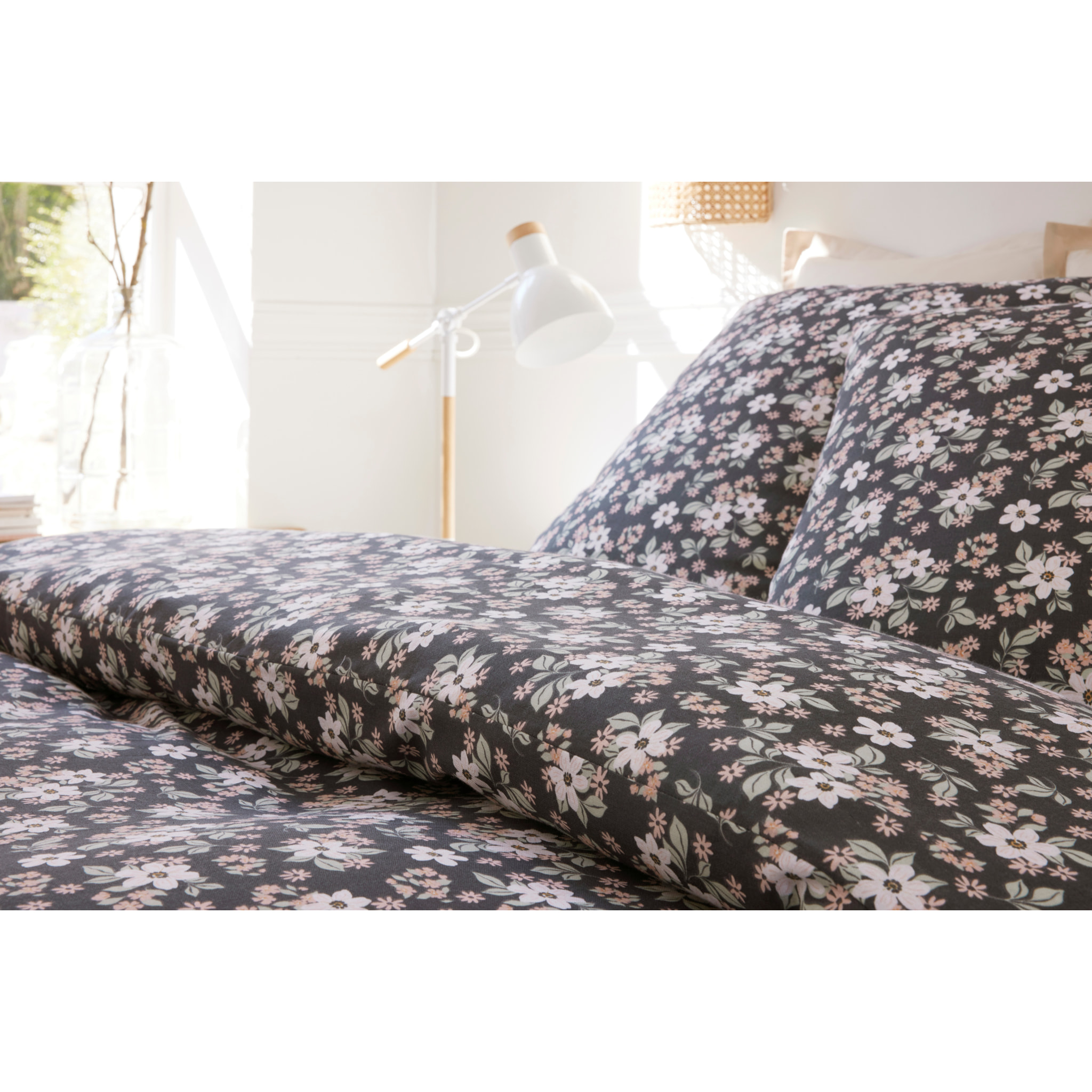 Parure housse de couette coton multicolore