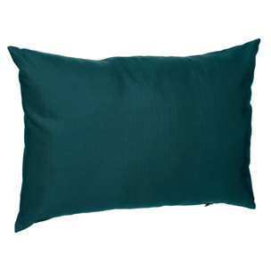 Coussin déco d'extérieur Korai Bleu canard