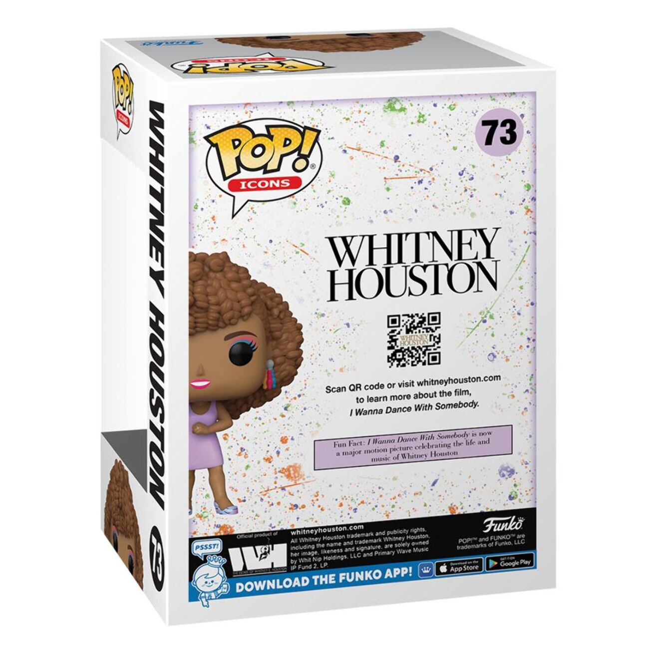 Whitney Houston Pop! Icons Vinile Figura Iwdws 9 Cm Funko