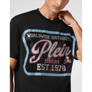 PHILIPP PLEIN Camiseta de cuello redondo y manga corta