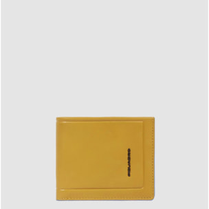 Piquadro Portafogli con portamonete, porta carte di credito, volantino staccabile e protezione RFID