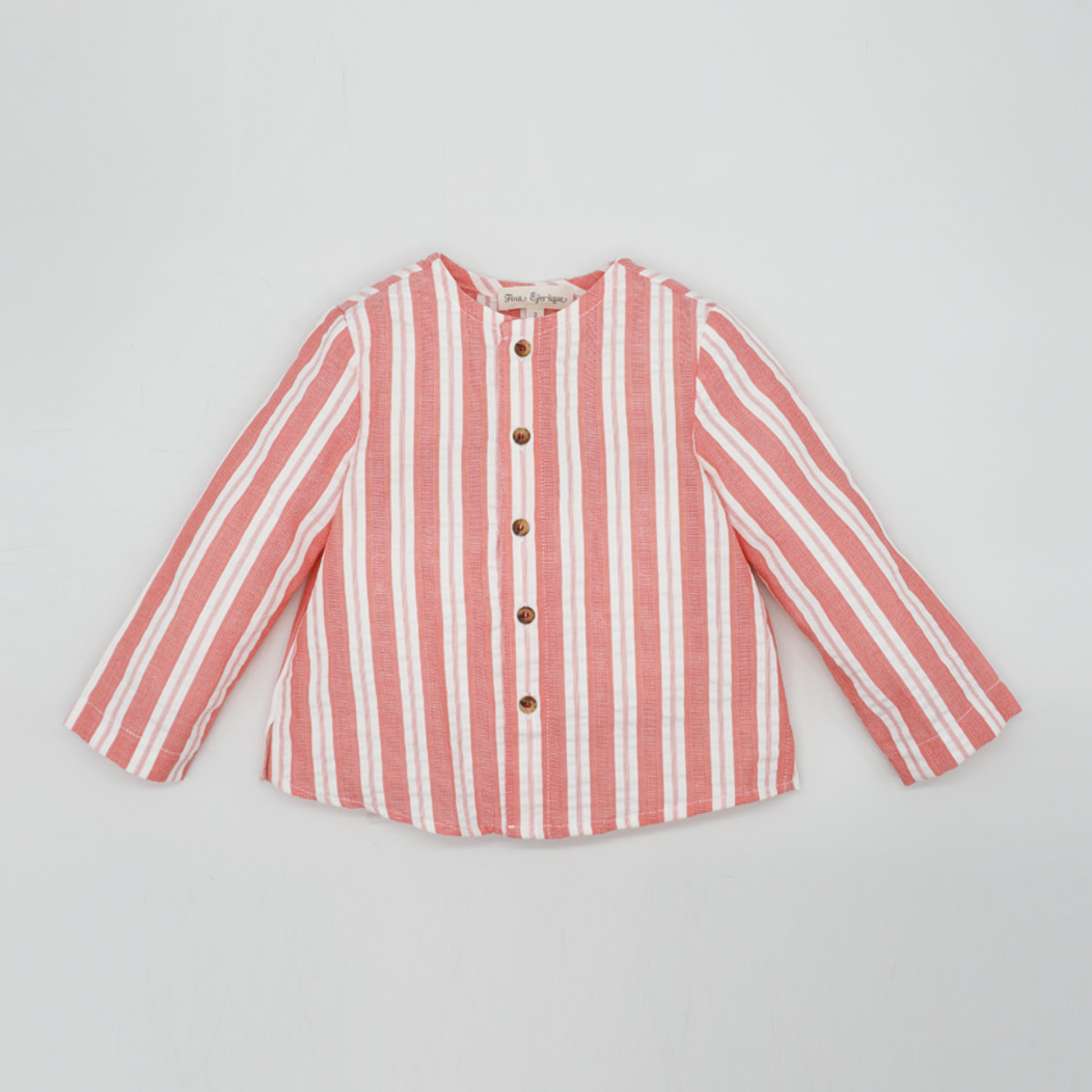 CAMISA RAYAS ANCHAS ROJAS