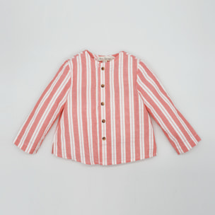 CAMISA RAYAS ANCHAS ROJAS