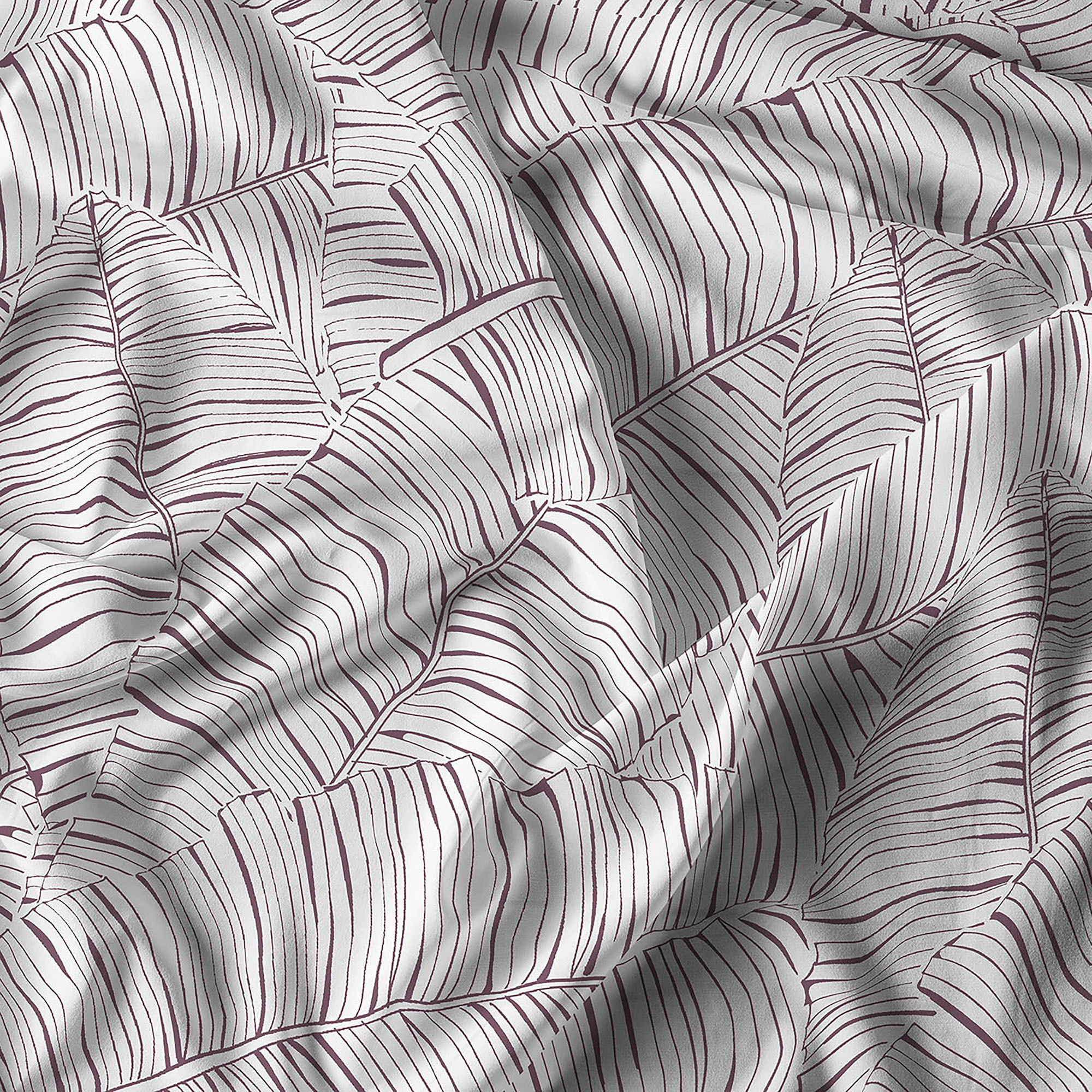 PARURE COPRIPIUMINO ATHENA, 100% Cotone, Made in Italy - JANE ROSA