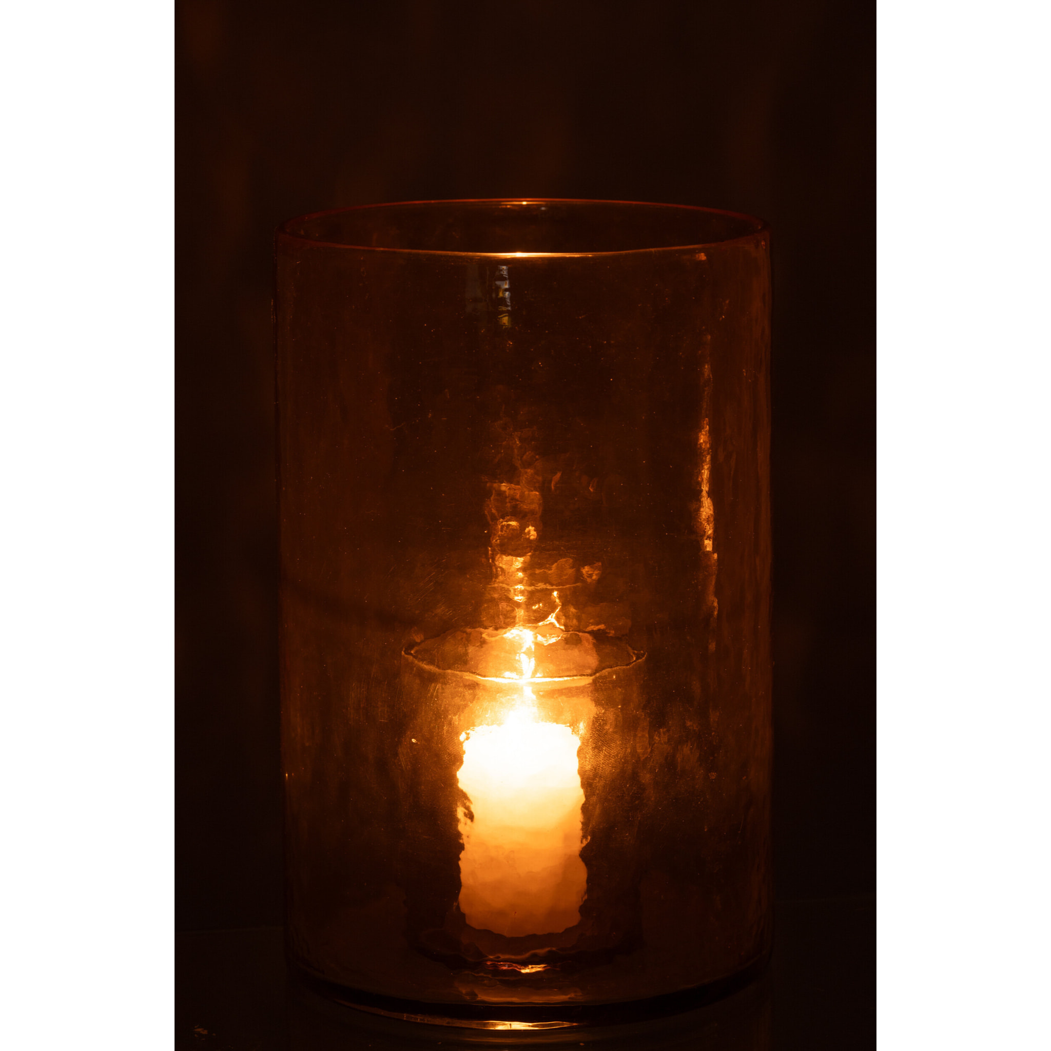 J-Line photophore Double - verre - jaune - large