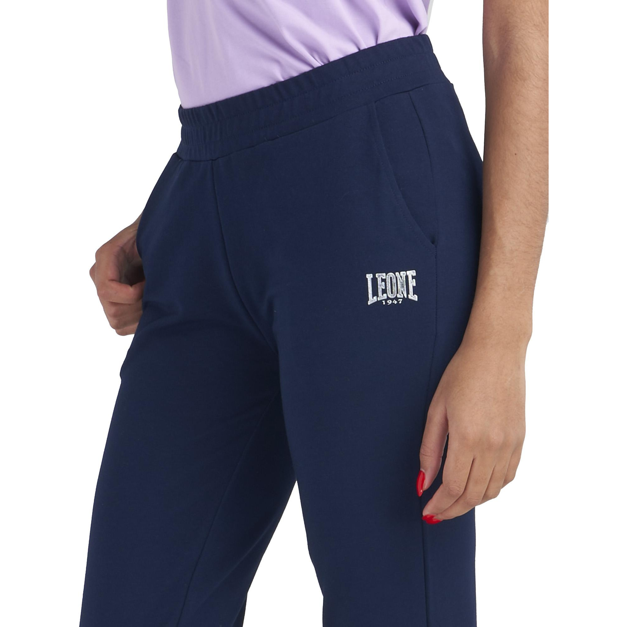 Pantalone dritto donna in felpa Training