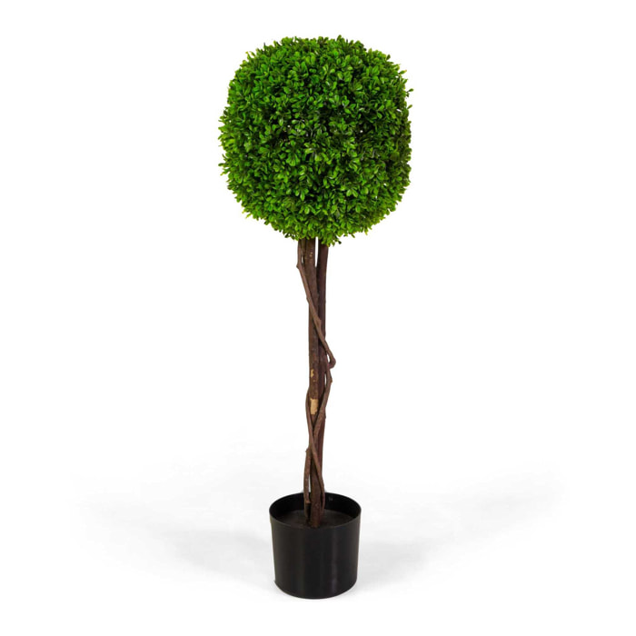 Pianta artificiale Vacchetti in plastica bosso cm h90