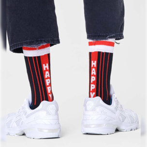 Calcetines 2-pack grid stripe crew