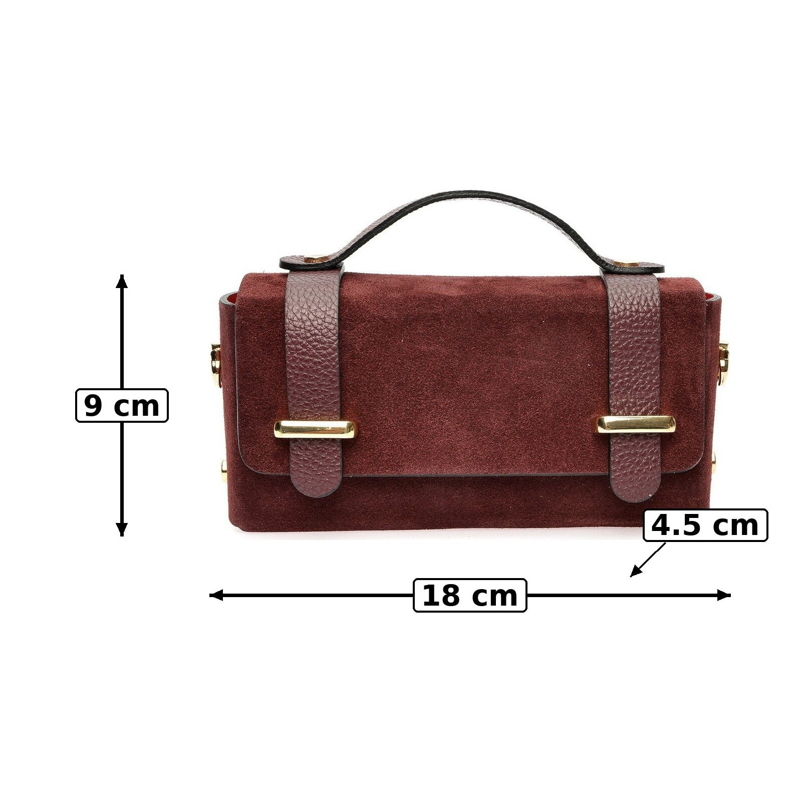 Tote Anna Luchini Bordeaux