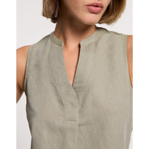 Camisa Tirantes Caqui - Nurita