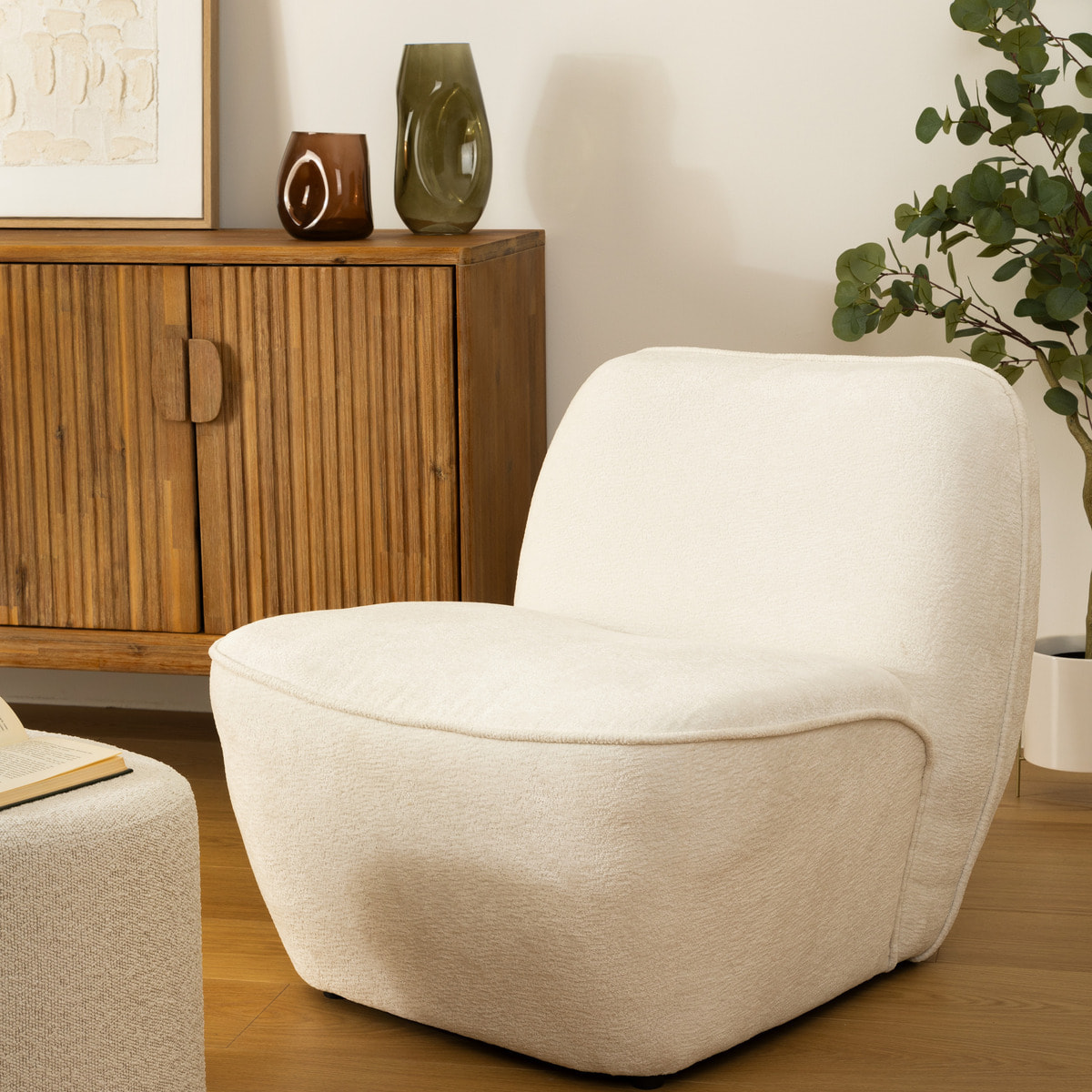 Fauteuil Minari blanc