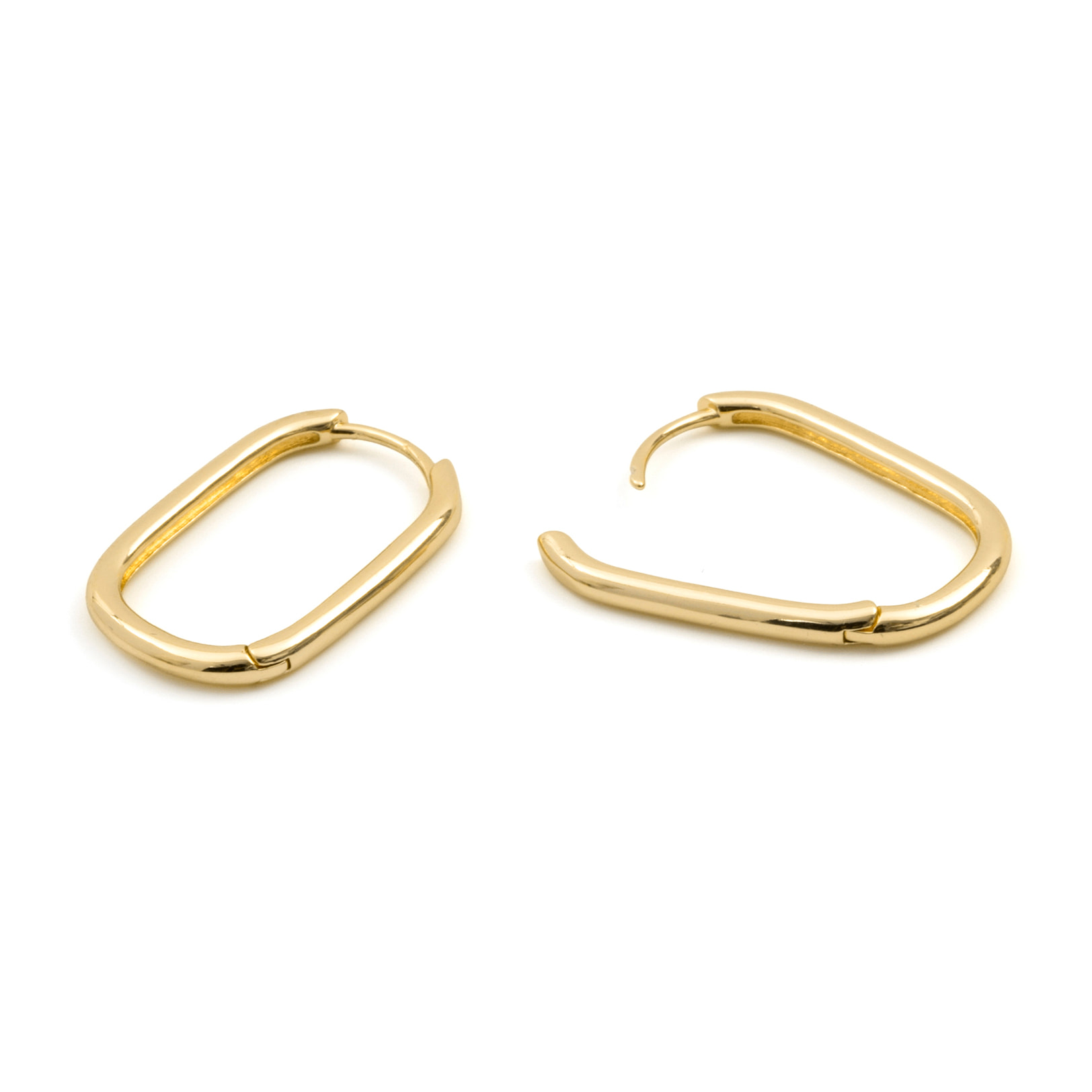 Pendientes Huitza acabado oro amarillo 18k