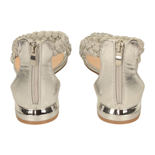 Sandali Donna Tata Italia Argentato