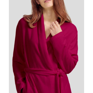 Bata corta fucsia