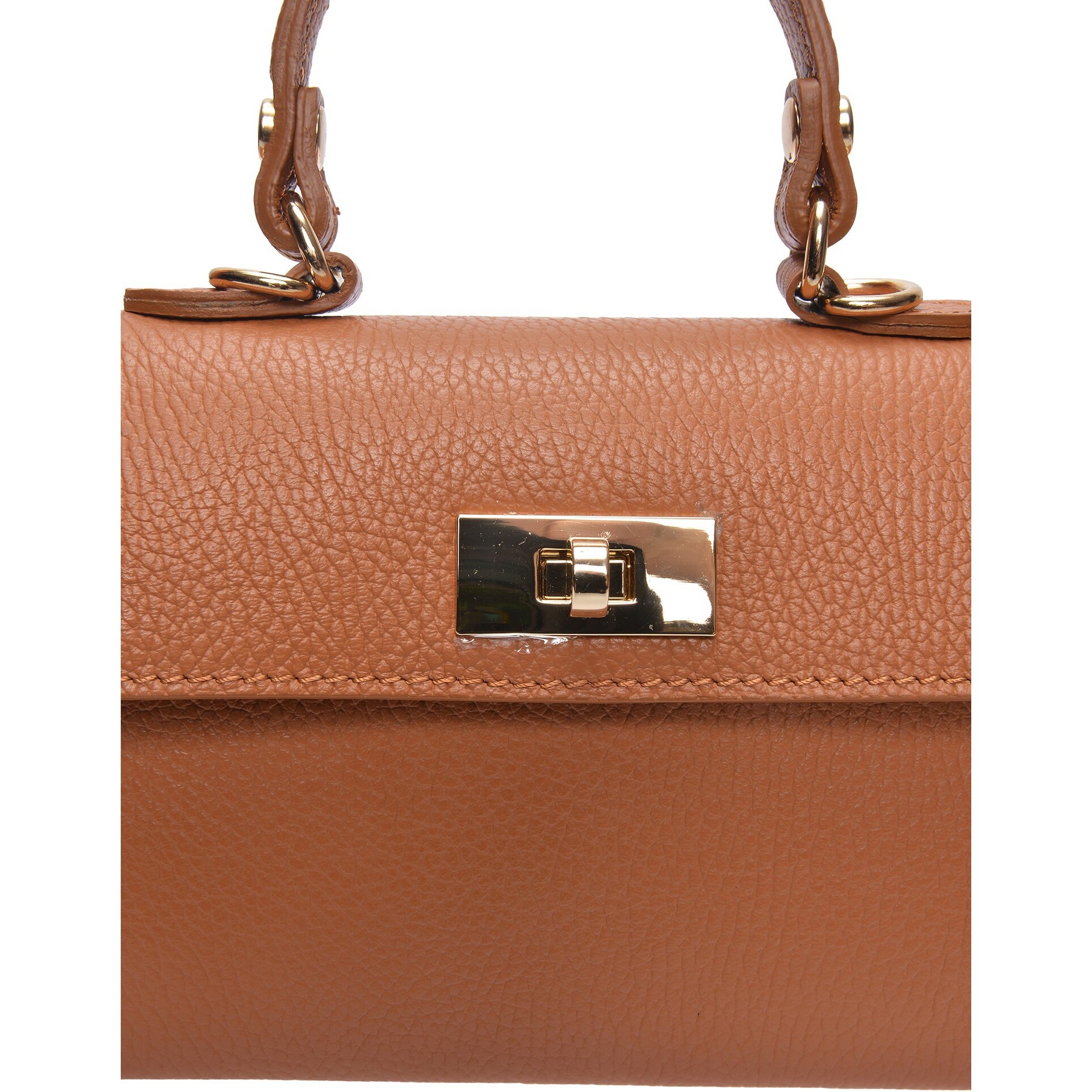 Borsa a mano Anna Luchini Cammello