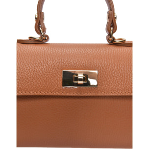 Borsa a mano Anna Luchini Cammello