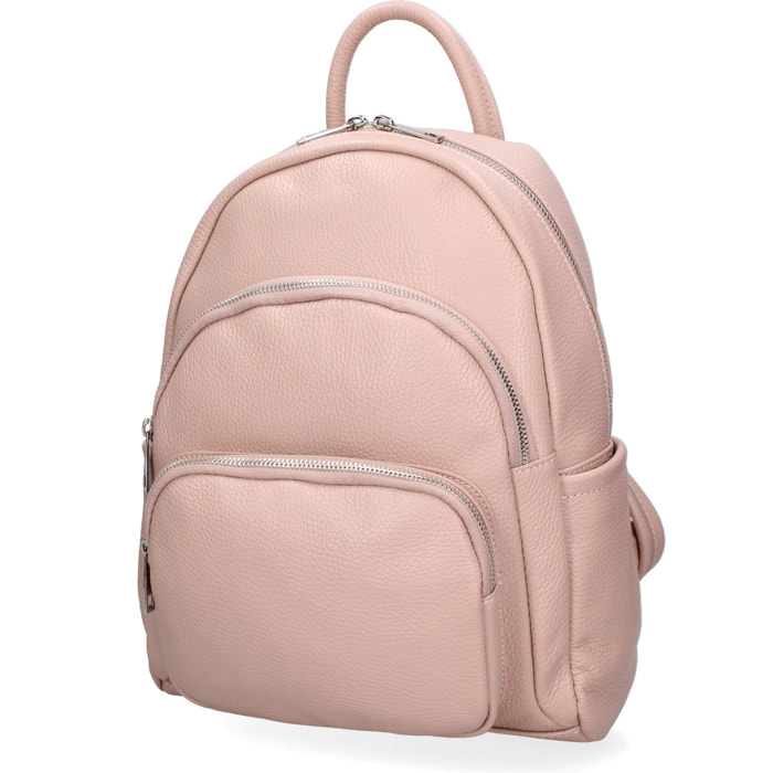 Zaino da donna Made in Italy - Modello Valoria Pro - 100% pelle - 26.0 x 31.0 x 11.0 cm