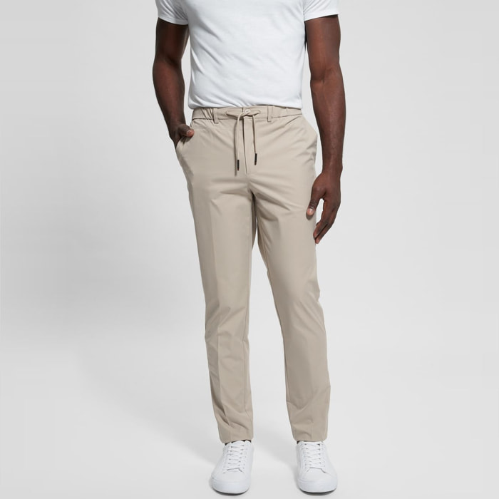 Pantalon - forme chino - beige
