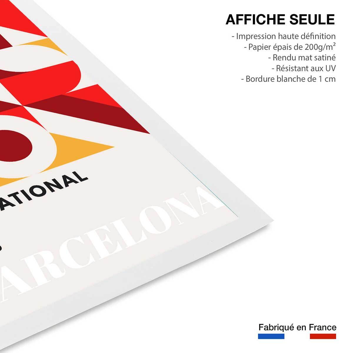 Poster international jazz days barcelona Affiche seule