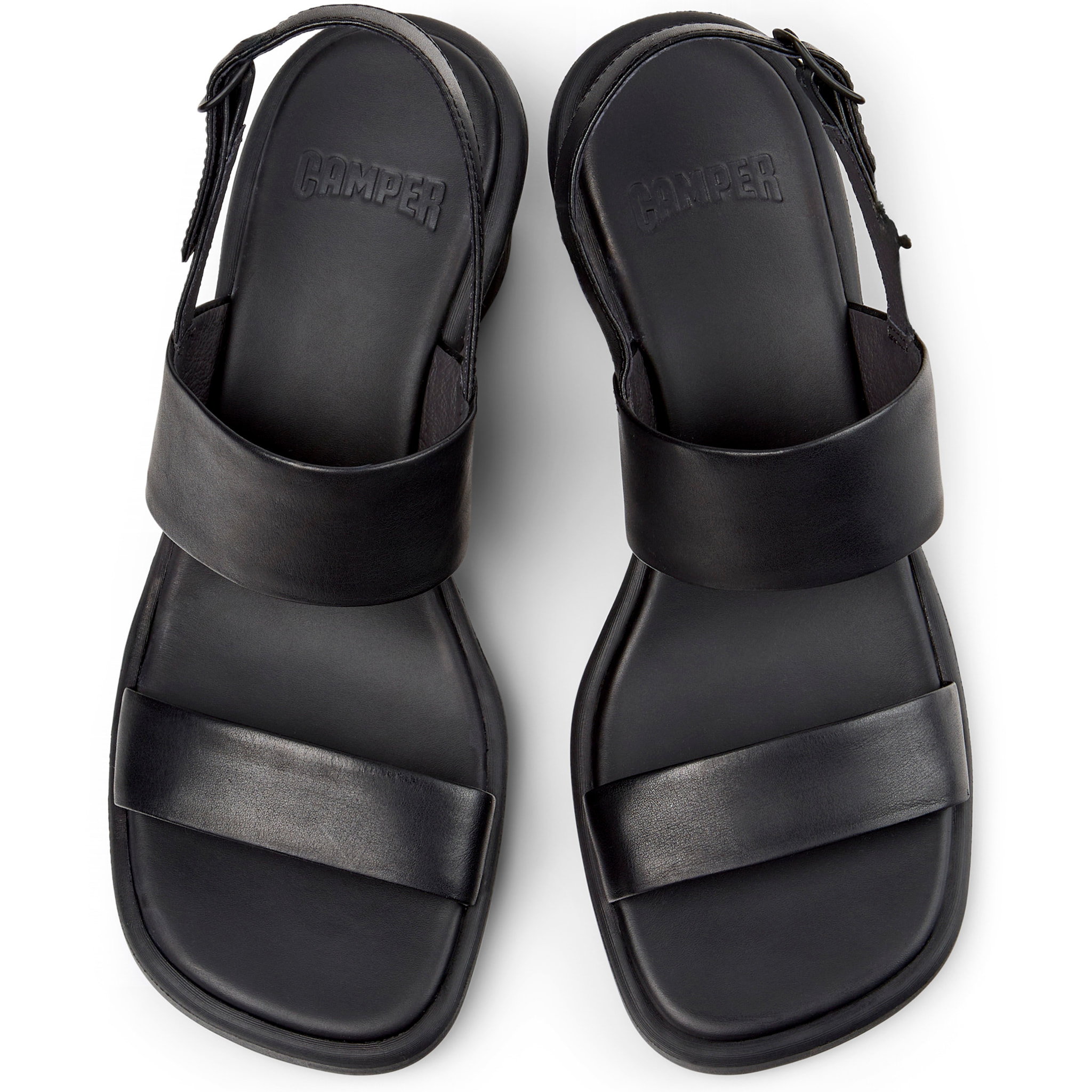 Sandali - CAMPER Louise Sandal - Nero - Pelle liscia