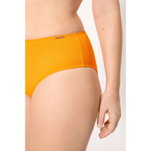 Slip bikini vita alta modellante Giallo