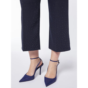 Fiorella Rubino - Pantaloni dritti cropped - Blu