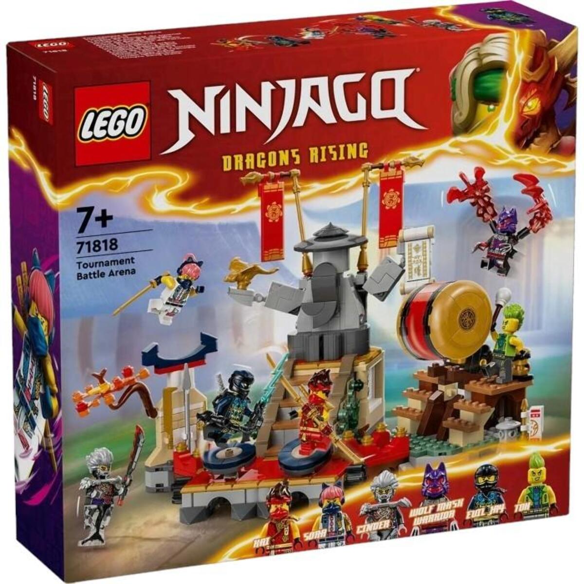 LEGO NINJAGO 71818 - TORNEO: ARENA DI BATTAGLIA