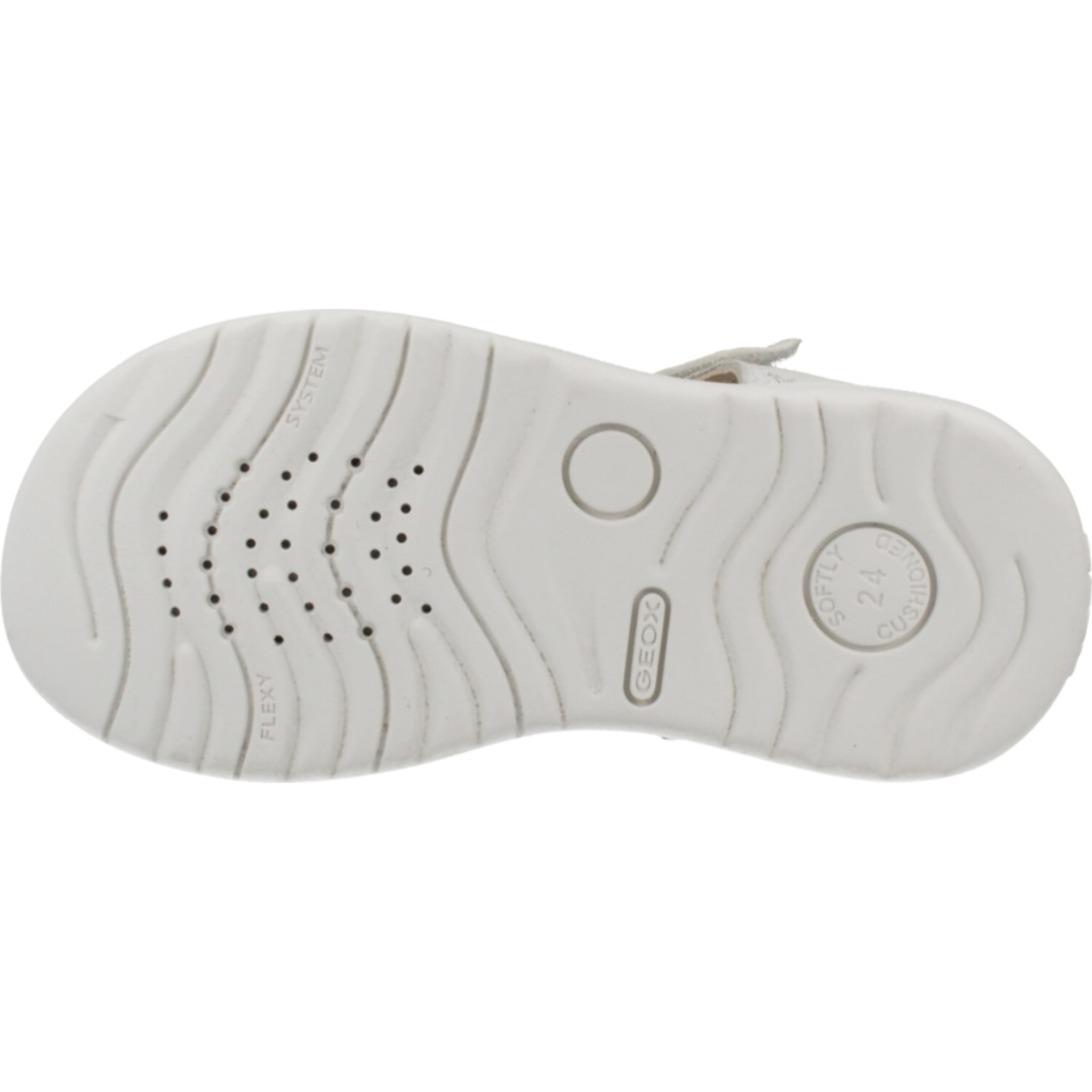 Sandalias Niña de la marca GEOX  modelo B SANDAL MACCHIA GIR PLATA