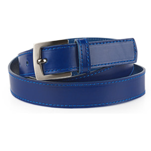 Cinturon Piel Jaslen Cinturones Jaslen Azul 90