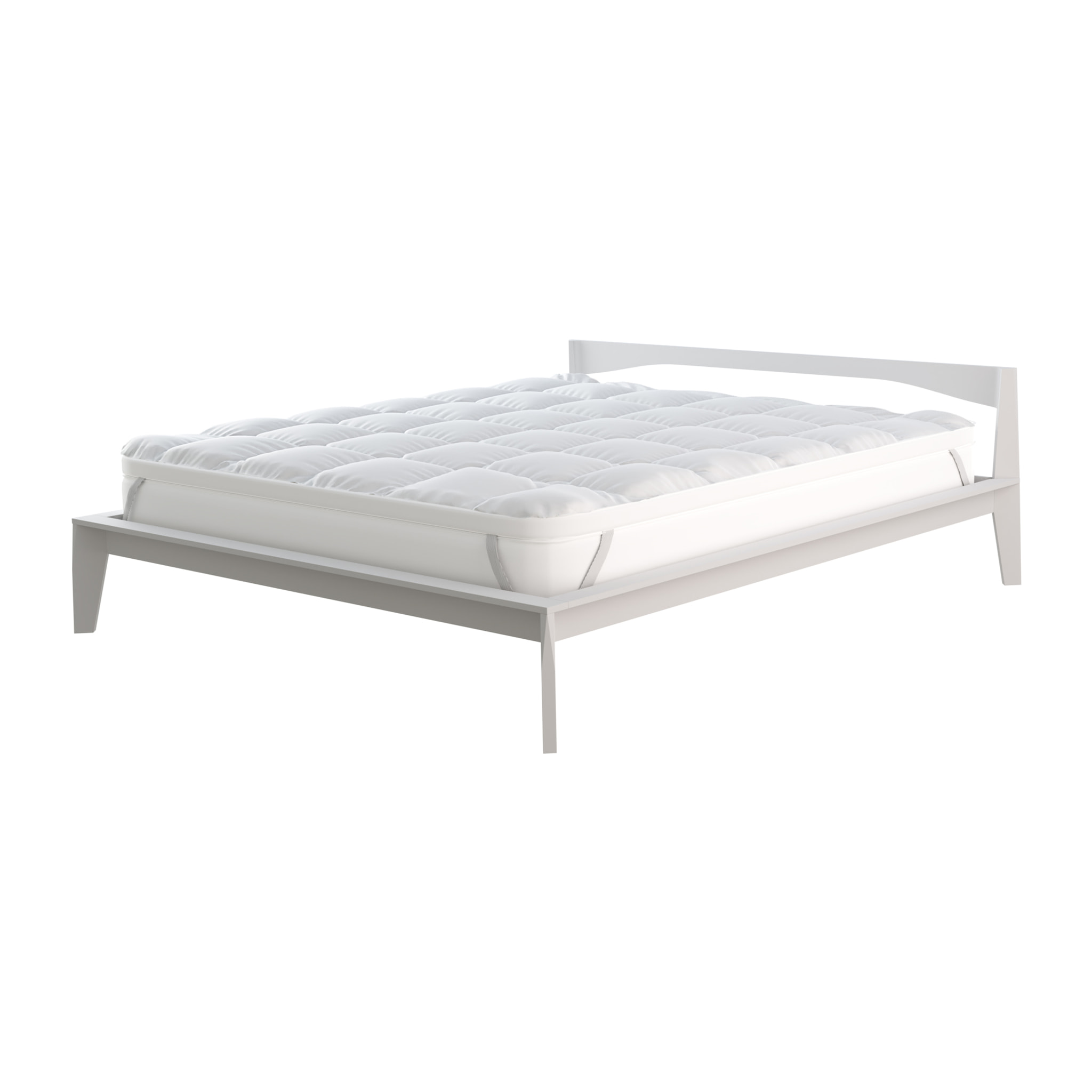 TOPPER ONE TRAPUNTATO CON ELASTICI