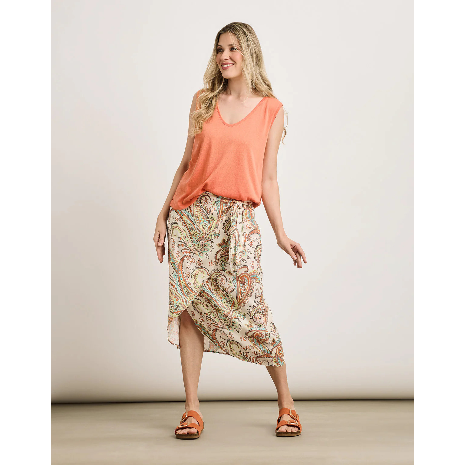 Falda Midi Multicolor - Grilix