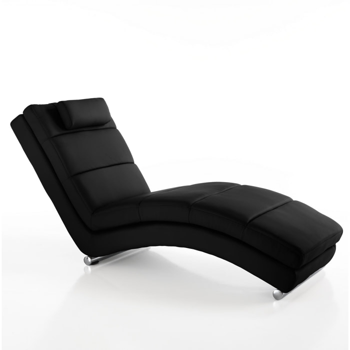 TOMASUCCI chaise longue SOFIA BLACK Nero