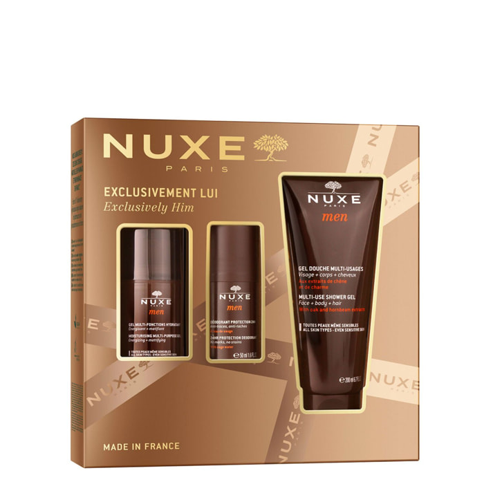 Nuxe Men - Coffret Gel Douche Multi-usages 200 ml + 2 Produits