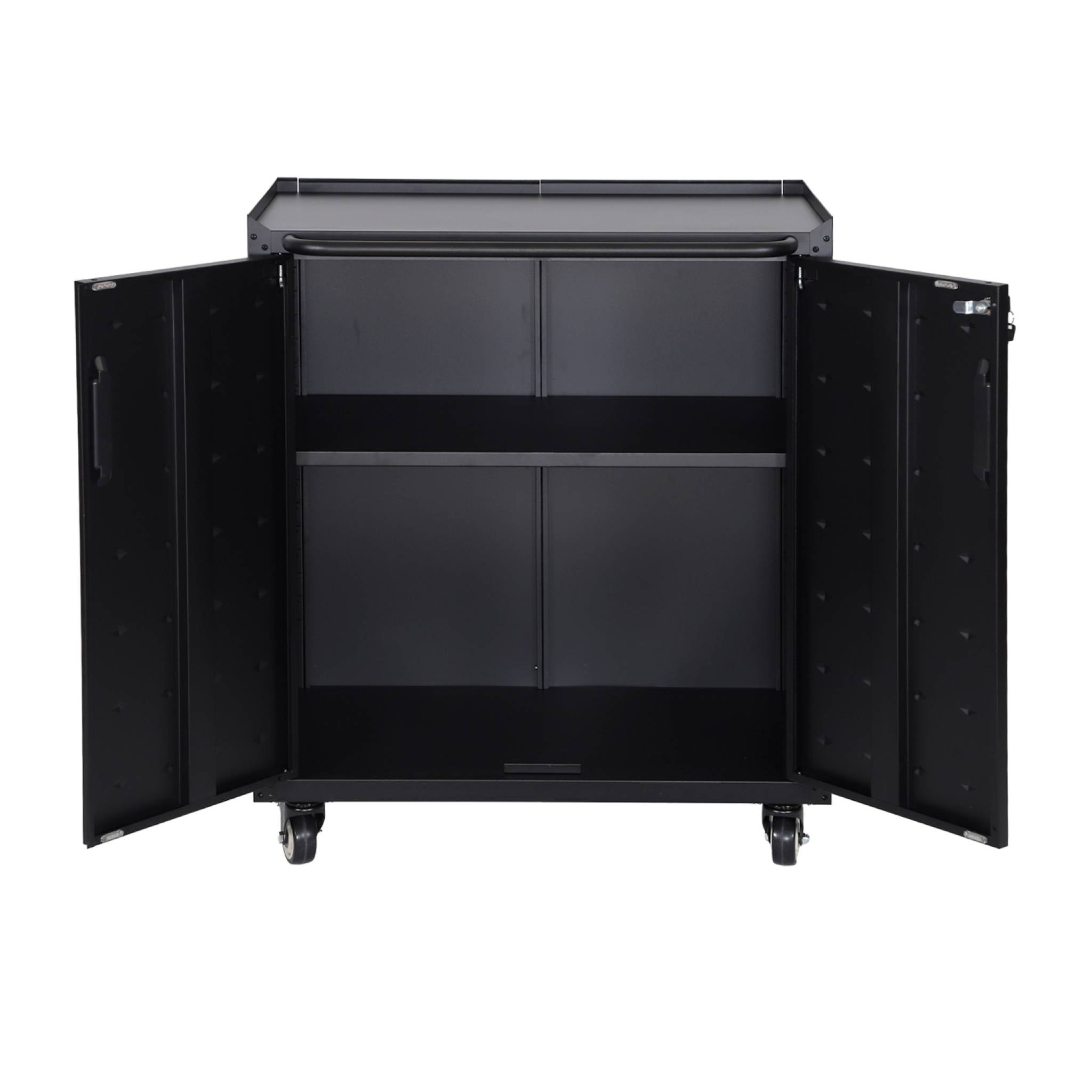 Meuble bas de rangement pour garage avec 2 portes