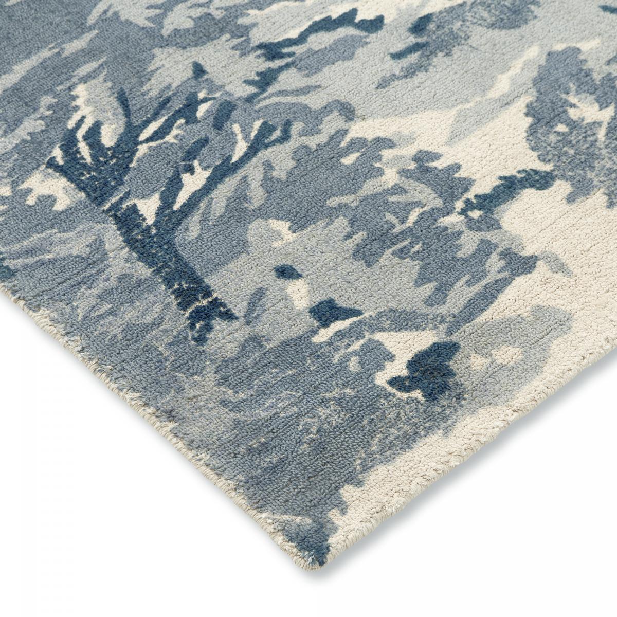 Tapis salon et chambre fait à la main en coton motif floral MADE