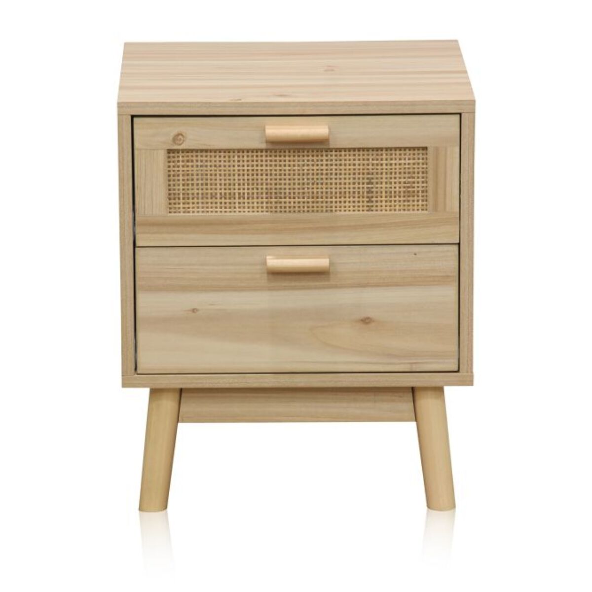 Mesita de noche Debra Pino - Rattan