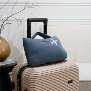 Plaid Polaire - JET LAG - Avec Housse - Noir