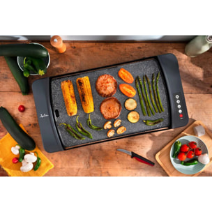 Plancha de cocina eléctrica JATA JEGR2851. Control electrónico. 4 temperaturas. 2600 W