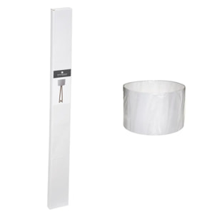 Lampadaire "Molu" bois blanc H140cm