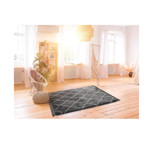SAMIRA Alfombra shaggy bereber gris, varias medidas disponibles.