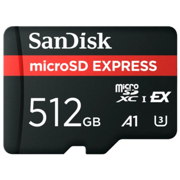 Carte Micro SD SANDISK EXPRESS 512GB SWITCH