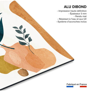 Tableau organique poterie et botanique  Tableau alu Dibond