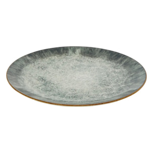 Service de table Juliette 12 pièce(s) vert L26,5xp2,4xH26,5cm