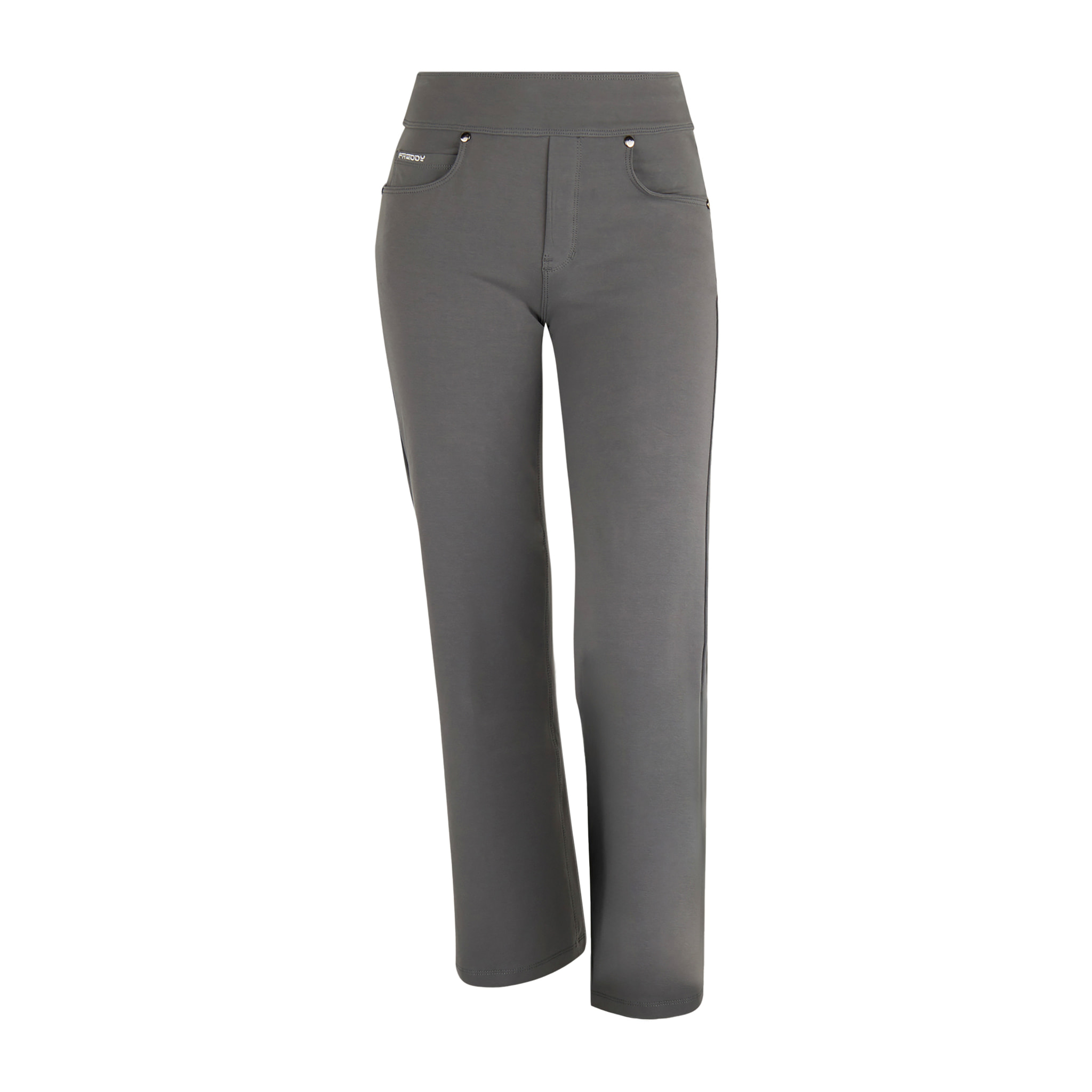 Pantaloni N.O.W. Wide Leg in Jersey Bi-Elastico