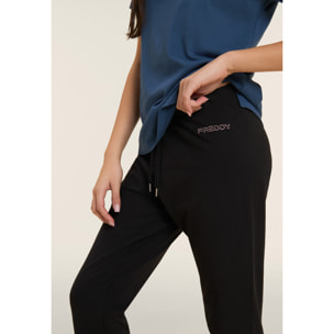 Pantaloni Sportivi Regular Fit con Gamba Dritta