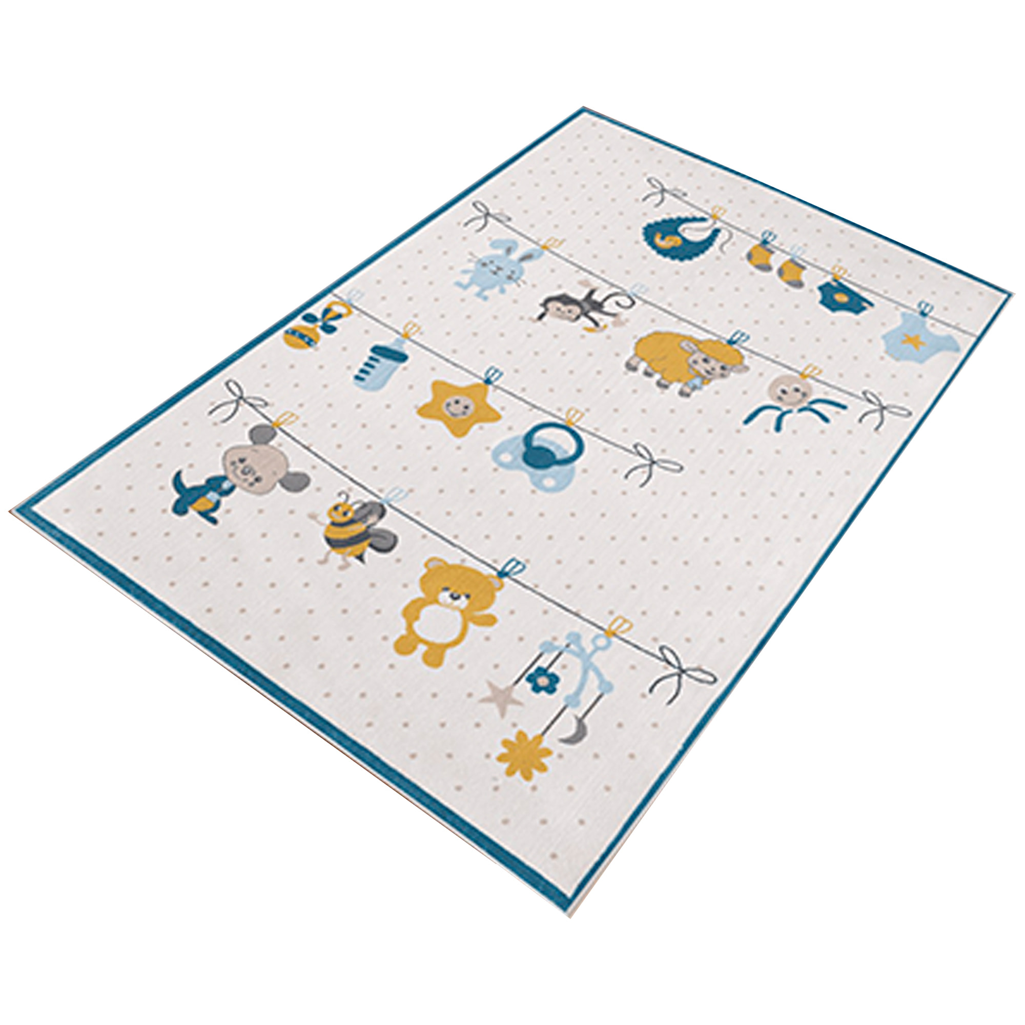Alfombra infantil de Poliester estampada 60 x 100cm