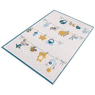 Alfombra infantil de Poliester estampada 60 x 100cm