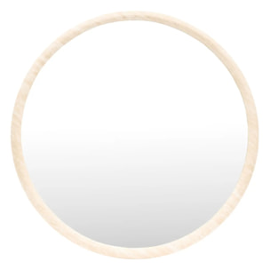 Miroir Trudy rond D.55cm beige